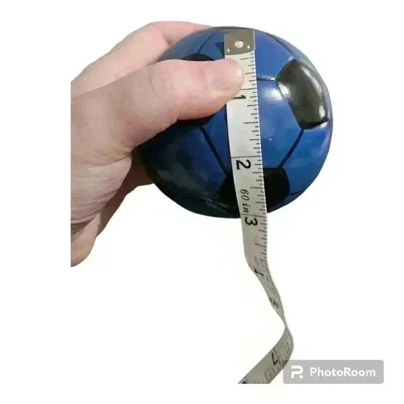 Black and blue soccer ball change bank! - Picture 4 of 4